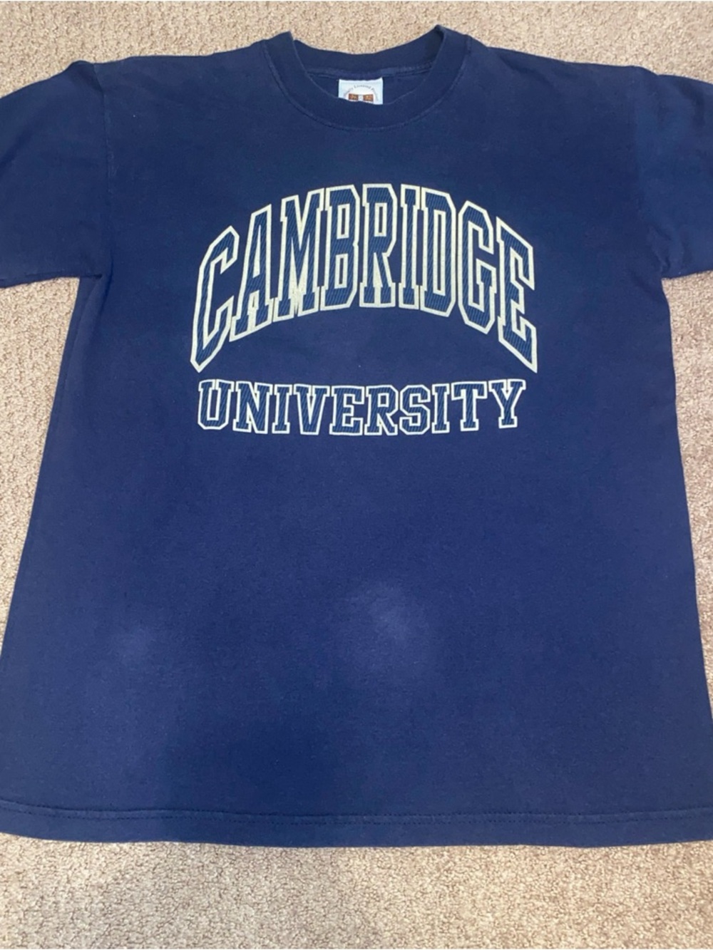 Cambridge University Navy Short Sleeve Tee